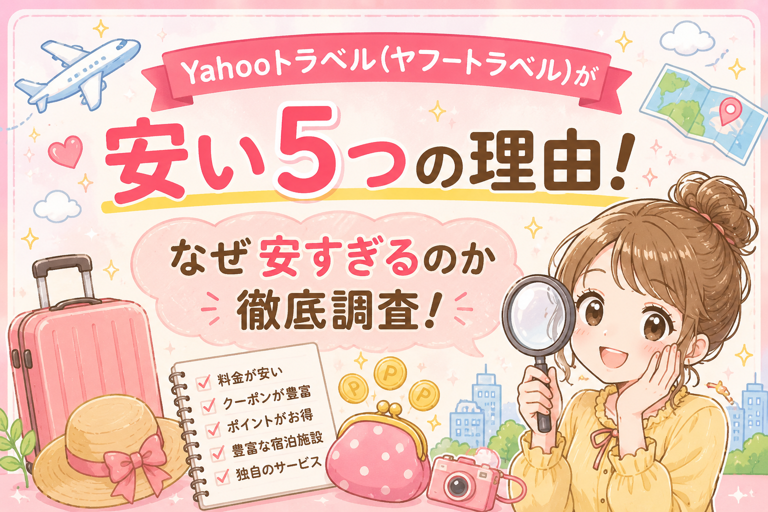 Yahooトラベル(ヤフートラベル)はなぜ安い？安い理由5つと安すぎる仕組みを徹底解説