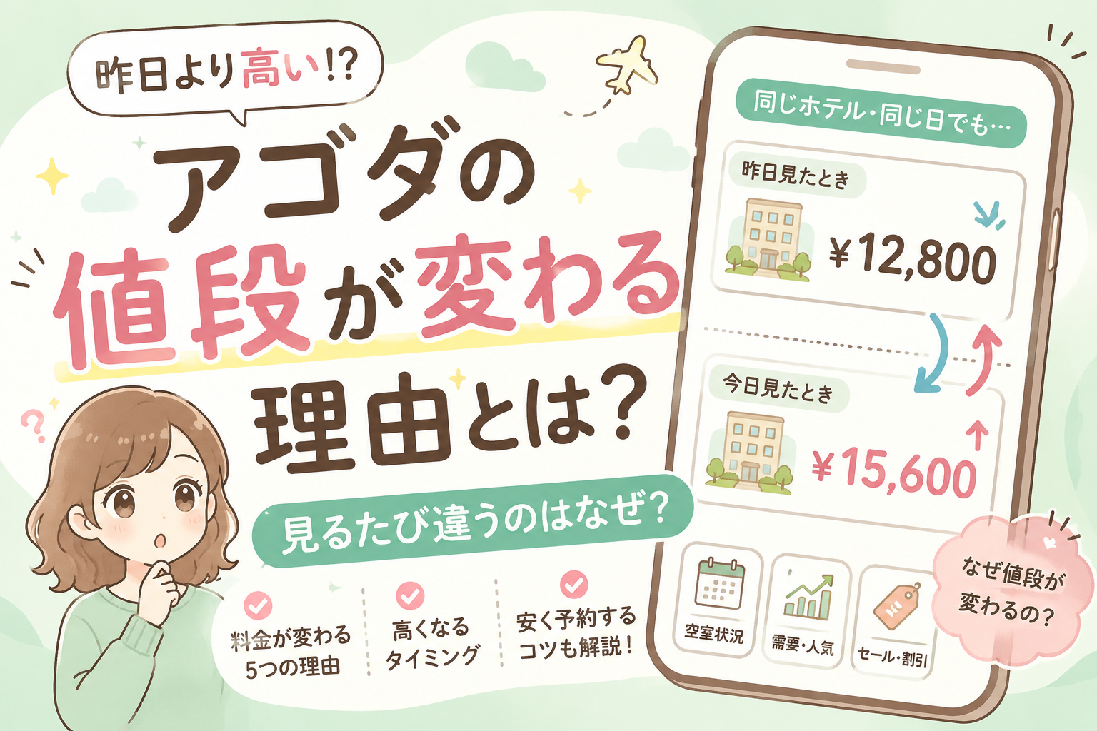 agoda 値段変わる